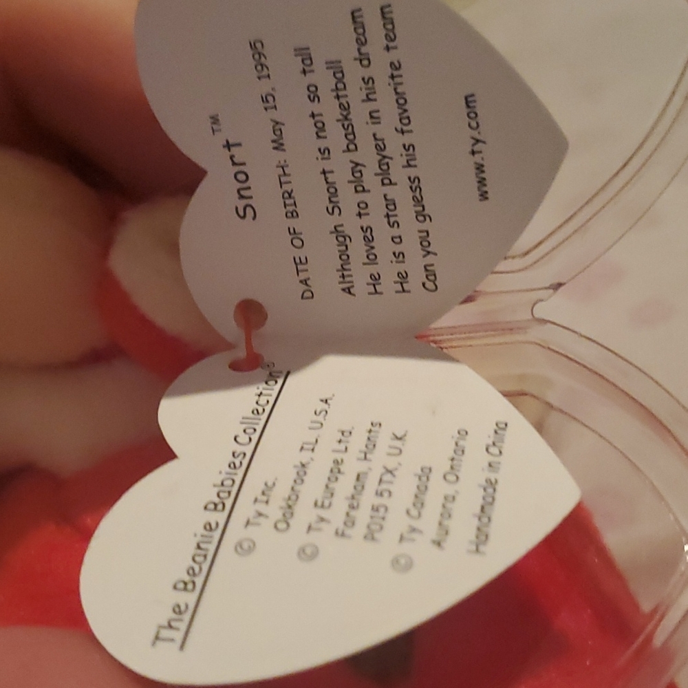 Snort, rare retired ty beanie baby - Picture 8 of 9